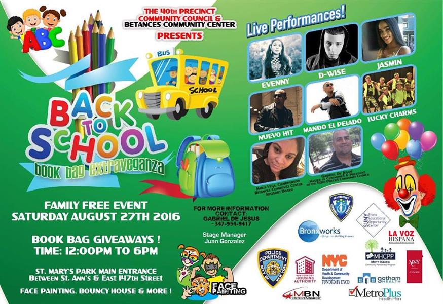 Back to School Extravaganza Back to School Extravaganza
